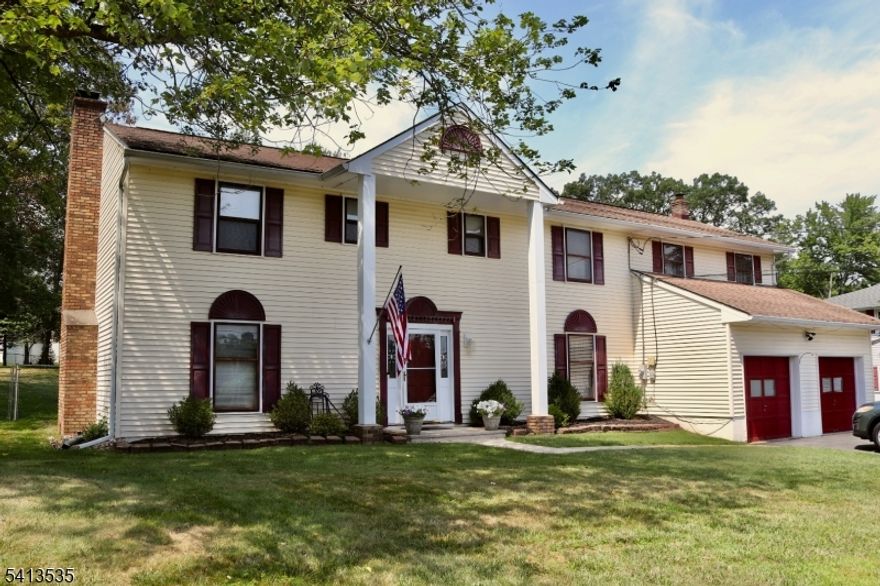 Nestled in the heart of Succasunna, pristine 4-5 bedroom, 2 1/2 bath, Center Hall Colonial offers 2,808 sq. ft. of living space with flexible floor plan for versatile living space! Formal living room, plus formal dining room perfect for elevated entertaining, both offer gleaming hardwood floors. The updated kitchen is a chef's dream, showcasing granite countertops, breakfast bar, 5-burner Kenmore Elite gas range, pantry and sliders leading to spacious deck. Cozy family room opens to a warm and inviting 3-season sunroom, providing add'l space to relax or entertain. The first floor includes updated powder room, laundry and utility rm for added convenience. The 2nd floor features hardwd floors in 4 bedrms. The spacious primary suite is your private retreat, w/two double closets, dressing room, stylish ensuite w/walk-in shower. There are 3 add'l spacious bedrms w/double closets. Bonus suite addition w/bedroom, kitchen, living and dining area offers endless possibilities...in-law suite, guest quarters, home office. The expansive fenced backyard perfect for entertaining or relaxing, featuring spacious deck, paver patio and sparkling above ground pool complete with its own serene deck. Add'l highlights include newer central air, newer 3-zone furnace, new hot water heater and oversized 2-car garage. Conveniently located near schools, shopping, dining and major highways, this thoughtfully designed home blends comfort and versatility for today's lifestyle.