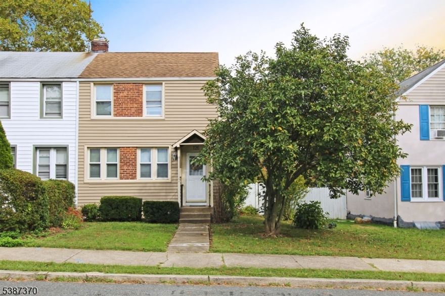 Prepare to be impressed by this charming Colonial-style home! With 2 bedrooms and 1 bath, it's the perfect starter home and a rare find in today's market. The inviting living/dining combo flows seamlessly into the convenient kitchen, which opens to a fenced backyard ideal for relaxing or entertaining. Upstairs you'll find two comfortable bedrooms and a full bath; the master bedroom stands out with its generous size, natural light, and ample closet space. The basement offers bonus storage, plus rear parking adds to the convenience. Public water and sewer. Natural gas is available on the street for easy future connection. Additional street parking is also available. Enjoy an excellent commute with the nearby train station, plus easy access to malls, shops, restaurants, bars, and caf s. Don't miss this gem it won't last!