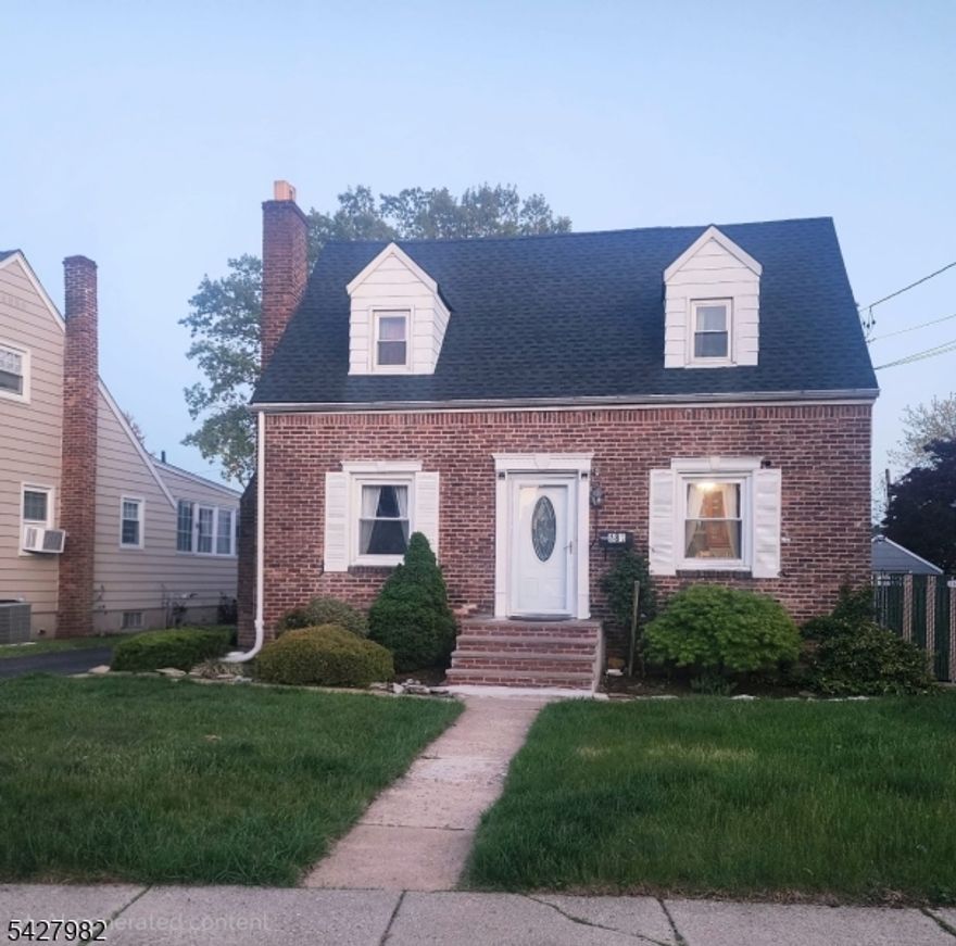 Beautiful and spacious one-family home located in the desirable area of Union. This well-maintained property offers 5 generously sized bedrooms and 3 full bathrooms, perfect for comfortable living.   The main level features a formal living room with a cozy fireplace, a formal dining room ideal for entertaining, and an abundance of natural light throughout. The second-floor bathroom includes a skylight, adding a bright and airy touch.  Enjoy modern upgrades including new windows, central air conditioning, a new roof (2023), and a new furnace. The home is equipped with recessed lighting, ample closet space, and a French drain system (only 3 years old) along with three sump pumps for added peace of mind.  The first floor offers excellent flexibility with two separate entrances and a bonus setup featuring 2 additional bedrooms, a full bathroom, and a kitchen, perfect for extended living or guest accommodations.  Outside, you'll find a driveway that fits up to 5 cars, a detached garage, a beautifully paved backyard, a durable metal fence, and privacy-enhancing pine trees surrounding the property.This home combines space, functionality, and thoughtful upgrades