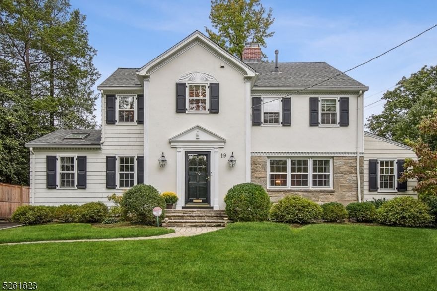 Mint condition totally renovated 4 bedroom + office, 4.1 bath Colonial, ideally located on a quiet cul de sac in coveted Deerfield neighborhood with incredible curb appeal! Sophisticated decor & architectural details abound! Gourmet eat-in kitchen w/ marble island & quartz countertops, top of the line appliances & custom built-in seating near a bay window for great natural light. Living room w/ wood-burning fireplace & windows overlooking front lawn, spacious dining room w/ French doors to bluestone patio, office w/ vaulted ceiling & fabulous family room w/ high ceilings & skylights. Picture perfect primary bedroom w/ new spa-like bath w/ heated floor & rainfall shower, 2 more bedrooms on 2nd floor share new bath w/ heated floor & shower over tub. New in 2018 - 3rd floor bedroom & bath w/ heated floor. Beautifully finished lower level w/ office or nanny suite, full bath, recreation room, storage. Special features include a full house Generac generator, EV charger in garage, in-ground 5 zone sprinkler system, heated floors in bathrooms that were newly renovated, Gutter Helmet in gutters, new washer & dryer in 2022, Sonos sound system in many rooms as well as the bluestone patio, Smart home professionally monitored security & smoke alarm systems & front & rear doorbell cameras & rear floodlight camera. Private beautifully landscaped, totally level backyard with gas fire pit, BBQ connected to gas line, expansive bluestone patio, as well as privacy trees & fence added in 2022.