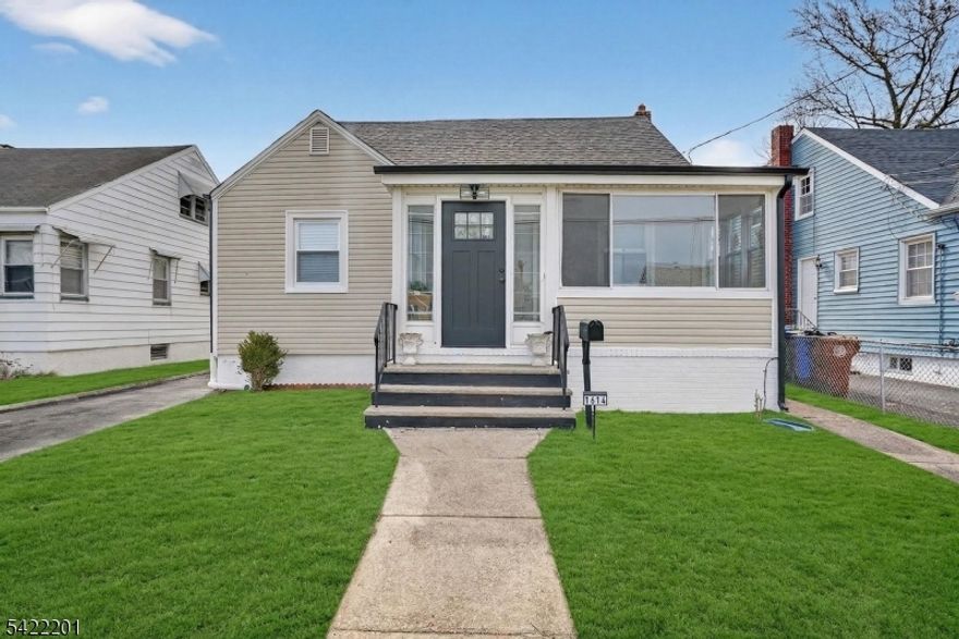 This move-in ready home features 4 spacious bedrooms and 2 full baths, offering a flexible layout perfect for comfortable living. The main level boasts 2 bedrooms, full bath, a bright living room, an updated eat-in kitchen with modern finishes, and a sunroom that provides additional living space ideal for relaxing or entertaining. Recent upgrades include updated flooring, fresh paint, and modern fixtures throughout. The property also includes a full basement. Outside, enjoy a private backyard and a 1-car detached garage for added convenience. Conveniently located near schools, shopping, dining, and major highways with easy access to public transportation. A great opportunity to own a turnkey home in a desirable Linden neighborhood.