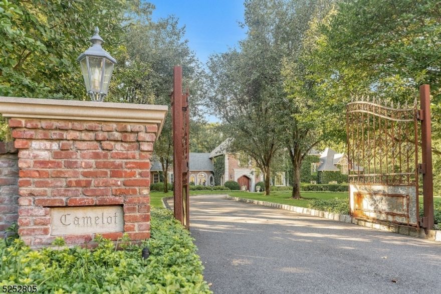 Welcome to Camelot. A custom built English manor set on 2 acres of sprawling mature landscaping and cozy little hideaways. The fine attention to detail in the fit finish of this home ranges from triple color Venetian plastered walls, domed and groin vaulted ceilings, hand painted murals and a 4 level spiral staircase to name just a few. Entering into the grand foyer you'll find a find two perfect placed hallways dividing the home. One hallway leads to a rotunda into principle ensuite with private patio and jacuzzi, as well as a private office. Located on the opposite side of the ground level you'll find the dining room, great room with full bar and grand fireplace. The large custom kitchen features a cathedral ceiling and is well appointed. 2 guest bathrooms round up this level of the home. Headed the 2nd fl you're met by a private ensuite bedroom, then up one landing to 3 additional ensuite bedrooms. The full finished basement features access to the 4 car garage, gym and more.