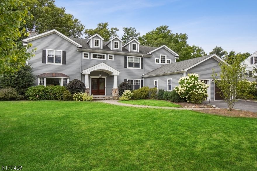 Classic colonial on a picturesque lot on super desirable Dale Drive.  Rare opportunity to live on one of the most desirable streets in the Rolling Hill section of Chatham Township.  Over a half acre (.57) on a level lot. The primary bathroom, additional 2nd-floor bathroom, and primary bedroom closet system have just been renovated last month.  The Grand foyer reveals open concept living on the first floor with a formal living room to your left and a formal dining room to your right.  A new half bathroom is to the left.  Walk through to enter your great room with vaulted ceilings and a gorgeous, new eat-kitchen (2019) with views of the flat backyard with mature landscaping.  Continue to your right to find a bedroom, a new full bathroom on the first floor, and a full mud room adjacent to the spacious two-car garage.  Outside living space is a must-see!  A large paver patio, complete with hot tub, portico, and a large lawn with mature plantings, ensure space and maximum privacy. The second floor boasts four spacious bedrooms. Pull-down stairs on the second floor ensures plenty of storage.  Immaculate basement with recreation space and easy access to utilities and a new half bathroom.  Full house generator.  Best of Chatham living on a picture-perfect lot.