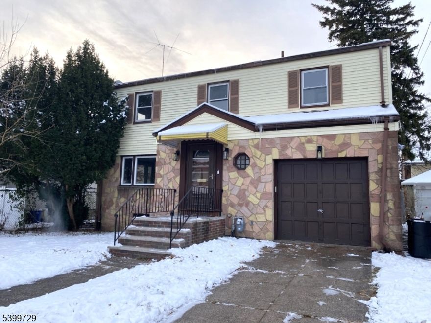 Welcome to this 4-bedroom single-family home that is well-maintained and freshly painted, located on a lovely tree-lined street. This spacious home features an entrance foyer, half bath, large living room open to the formal dining room, and an updated kitchen with granite countertops, ceramic tile flooring, a new dishwasher, and a center island. Sliders from the dining room lead to a three -seasons porch (no heat), and there is also access to the yard from the kitchen. The main level includes hardwood floors throughout and a conveniently located bedroom. The second level includes hardwood floors and offers a very spacious primary bedroom with two closets and a primary bath with a double vanity and stand-up shower, plus two additional generously sized bedrooms and a full hallway bath with a shower-over-tub. The home also includes a full finished basement with separate laundry (Washer and Dyer AS-IS) and utility rooms, a one-car attached garage, gas heat, and window A/C. Located close to local amenities, major highways, and shops.