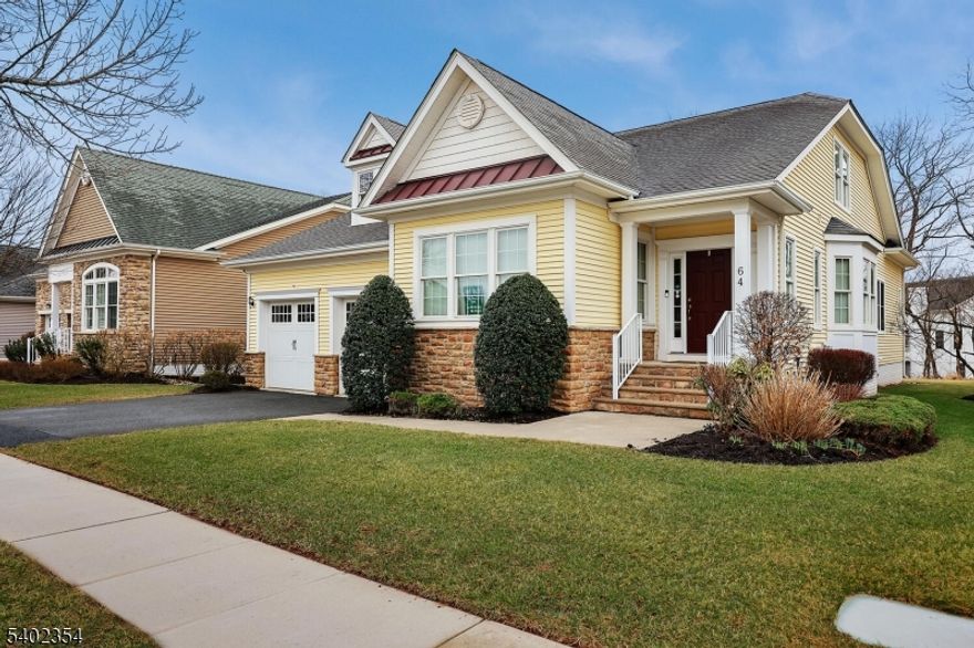 This is an adult community 55+. You'll love the perfect blend of coziness and spaciousness in this well-maintained two-bedroom + Loft and Office , 2.5-bath, 2,456-square-foot single-family home, ideally located in the desirable Skillman section of Montgomery Township. A vaulted-ceiling foyer and family room create an immediate sense of openness and light, while the formal living and dining rooms feature plush carpeting and handsome crown molding. The kitchen and breakfast area offer hardwood flooring, a center island, granite countertops, a four-burner gas cooktop, and newer refrigerator and microwave. The primary en-suite bedroom is conveniently located on the first floor and includes two generous walk-in closets, a soaking tub, stall shower, dual vanity, and a private commode room. The convenient office rounds out this floor. Upstairs, you'll find a versatile loft area and a second bedroom with walk-in attic storage, along with a full bath featuring a double vanity and dual access from both the hallway and the bedroom. The unfinished poured-concrete basement provides clean walls and floors, abundant storage and endless potential to finish to suit your own recreational or living-space needs. This inviting home has been lovingly cared for and is truly move-in ready schedule your showing today, as it won't last long!