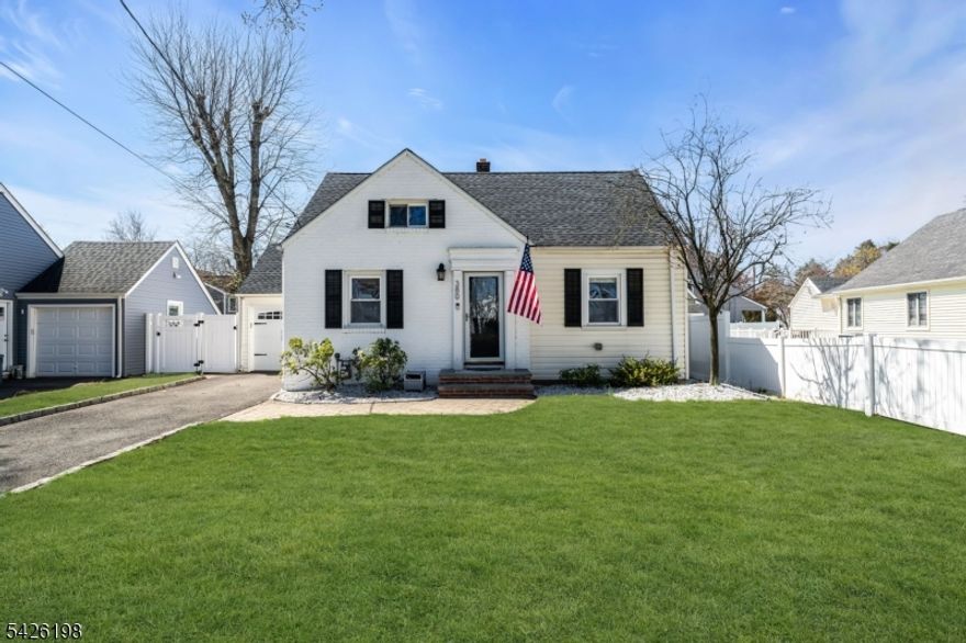 Welcome to 380 Westfield Rd in desirable Scotch Plains! This charming 2-bedroom, 2-bath Cape Cod-style home offers comfortable living with classic appeal and the possibility for a third bedroom, providing flexibility to suit your needs. Featuring a newer roof for added peace of mind, the property presents a wonderful opportunity for homeowners.. The functional layout offers great potential to personalize and make it your own. Conveniently located near major roadways, shopping, dining, and local amenities, this home combines practicality with value in a sought-after community. Don't miss the chance to bring your vision to this inviting Scotch Plains property.