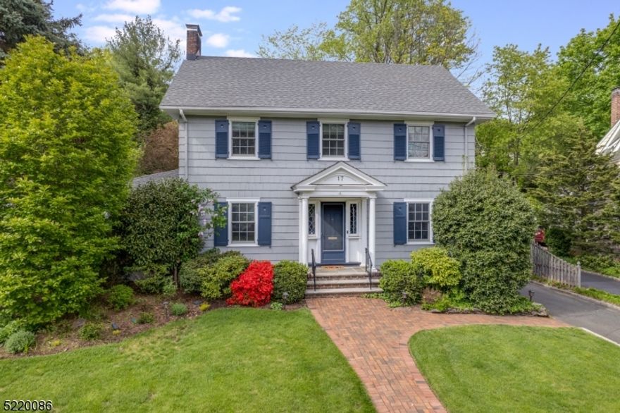 GORGEOUS Colonial in a Phenomenal Location! On-trend renovations throughout   not a thing needs to be done in this 5 Bedroom, 2 Full and 2 Half Bath stunner located in the sought-after Glenwood section of Short Hills with top-notch Millburn schools, a short distance to Glenwood School, Millburn High School (bus to MS) downtown Millburn, Hartshorn Arboretum, and nearby Short Hills train station. Beautifully situated on a tight-knit block with great Halloween and block parties. Gorgeous, renovated eat-in kitchen with crisp, white cabinetry, blue island, top-of-the-line stainless steel appliances, and stone countertops.  Dreamy Breakfast Room with NEW banquette. Beautiful Family Room with built-ins and fireplace.  Bright and sunny Living Room with fireplace.  Elegant Dining Room.  Mud Room.  Lovely Primary Bedroom Suite with 3 Walk-In Closets.  2nd Level Laundry.  Finished Lower Level with Recreation Room, Wet Bar, and Half Bath.  Fabulous baths throughout!  HUGE backyard with Covered Side Patio, Bluestone Patio, and so much grassy, flat space.  Don't miss this special opportunity to own in one of Short Hill's most sought-after neighborhoods!