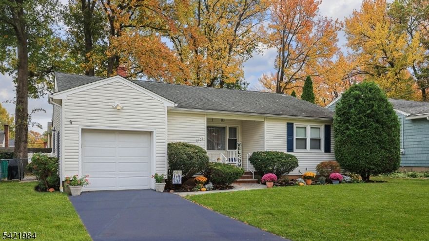 This beautifully maintained 3-bedroom, 2.5-bath ranch is set in a highly desirable neighborhood close to schools, parks, and convenient NYC transportation. Designed for easy one-floor living, the home offers a comfortable, well-balanced layout that lives effortlessly for both everyday life and entertaining. A full basement finished with the Owens Corning system expands the home with a spacious, inviting family room perfect for relaxing, hosting, or creating a separate retreat. This additional living space, complete with full bath, enhances the home's versatility and overall feel. Step outside to a private backyard with a raised patio, ideal for outdoor dining, entertaining, or simply unwinding. An attached garage adds everyday convenience. With thoughtful updates and clear pride of ownership throughout, this home is truly move-in ready and a standout opportunity in today's market.