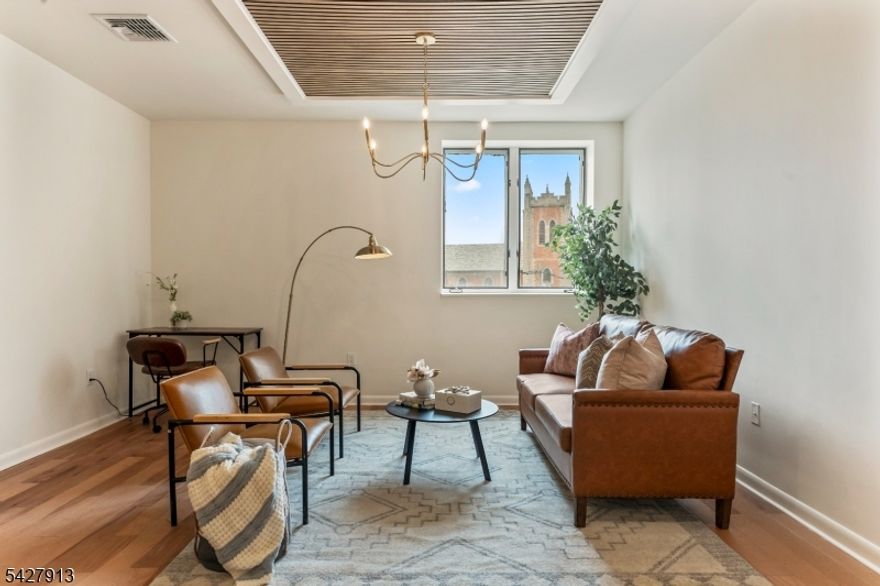 Discover sophisticated urban living in its full package. Elegantly renovated, unit 4C in the Brunswick Tower at Journal Square comes with a designated parking spot, in-unit laundry, indoor pool and gym access, doorman services, and an enclosed outdoor space for relaxation and playtime. Inside the unit, the renovation shows the epitome of taste and class with Hickory engineered hardwood floor, Calacatta Venato quartz countertops, top-of-the-line Moen shower fixtures, and a luxury soaking tub/ shower combo finished with beautiful Taj Mahal tiles. The Brunswick Tower is located conveniently with a 10-min walk from the PATH station, 1-min drive onto Tonnelle Ave, and a stroll of distance to all the delightful restaurants Jersey City has to offer.
