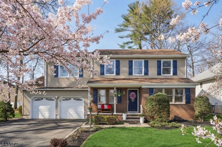 Welcome to this meticulously maintained home, nestled on a quiet street in sought-after North Edison. Offering nearly 2,600 sqft of total functional living area (2048 sq ft above grade plus 530 sq ft finished basement space) this residence is designed for both scale and comfort. Thoughtfully refreshed with a DESIGNER CURATED PALETTE, the main level offers a seamless flow from the formal living and dining rooms into an expansive, UPDATED kitchen. The inviting family room, highlighted by a stunning wood-accent ceiling, opens through elegant French doors to a truly exceptional OVERSIZED BACKYARD OASIS, complete with a basketball court, ideal for gatherings, play, and relaxation. Upstairs features four SPACIOUS bedrooms, while the finished basement offers the perfect space for a home office, gym, or playroom. This home is packed with premium upgrades for year-round comfort, including a WHOLE HOUSE HUMIDIFIER on furnace, a BUILT IN VACUUM SYSTEM, and a CENTRAL WATER FILTRATION system. Additionally, HOME WARRANTY for 1 year transferable to the new owner. A newly paved driveway enhances both curb appeal, while the two-car garage adds to the home's functionality.   Located in the highly desirable JP Stevens High School district and just minutes from NYC DIRECT TRAINS and major highways, this exceptional property offers the perfect blend of space, style, and commuter-friendly convenience.