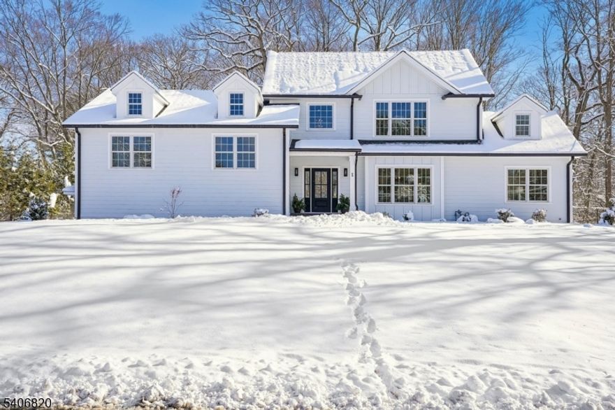 Brand New 5 BR 4.1 BA Custom Home from Top to Bottom-Down to the Studs(existing foundation) Wide Plank Floors Throughout, Gourmet Kit w/Thermador Appl. (6 burner stove, pot filler, Shaker style white cabs, Microwave Drawer, Dishwasher & Wine Fridge. Quartz countertops, a massive center island w/ plenty of room for 4 stools & marble backsplash.Two separate dining areas, open to the family room w/ a gas fireplace (stoned all the way to the ceiling w/ an impressive thick wood mantle. New Timberline 30 Year Warranty Roof, Three Brand New Furnaces, ALL NEW Electrical, Plumbing, NEW HVAC, New Andersen Windows, Brand New Maintenance Free Hardie Plank Siding & Azak Maintenance Free Trim, New Paver Walkway & generously sized new patio (great for entertaining on a private .58 acre of Flat Park-like Fully Fenced backyard. Whole House Generac Generator, Deluxe Shaker Style Interior Doors and upgraded hardware throughout & Crown Molding. Three Spacious BR (one w/ en suite) on the 2nd fl w/ custom closets, Primary plus other BR/office on the upper level and yet another bedroom/office w/ a  Full BA on the ground floor, a Rec. Room great for entertaining w/ a Bev Fridge w/counter & floating shelves. Walk from a 2 car garage (new apoxy flooring, new garage doors equipped w/ upgraded quiet motors) into a mudroom w/ a custom bench w/ plenty of space for coats & shoes. Laundry conveniently located on the 2nd fl w/ sink, shelving and a Butcher Block top perfect for folding clothes. Quiet location