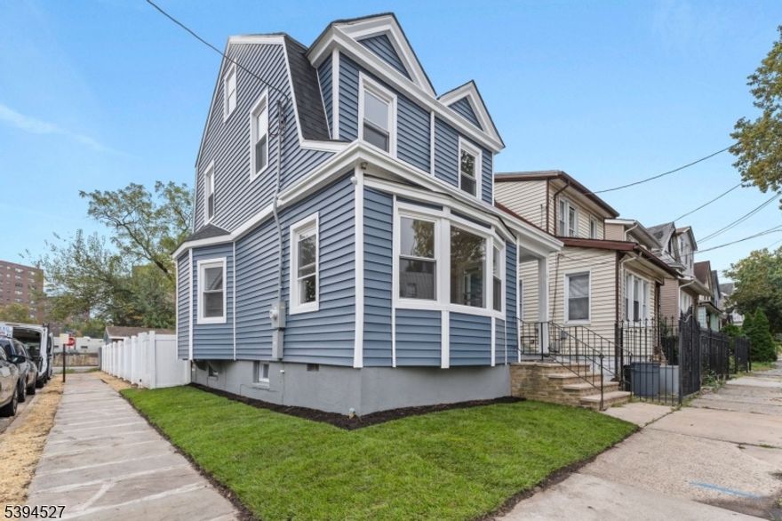 Welcome to this beautifully renovated single-family home situated on an oversized 25x129 lot. Boasting 3 bedrooms, 2 bathrooms, and a full walkout basement with a two-car detached car garage. Step inside to discover a sun-drenched formal living and dining room on the main floor. The heart of the home is the modern kitchen, complete with brand-new stainless steel appliances, sleek cabinetry, and a functional layout. A convenient half bathroom and a rear enclosed porch add extra flexibility and living space on the first floor. Upstairs, you'll find three generously sized bedrooms and a fully updated spa-like bathroom, while the attic offers ample storage for your seasonal needs. The full walkout basement is a versatile bonus, ready to be transformed into a family room, home office, gym, etc, etc. Enjoy year-round comfort with HVAC central air, and laundry is made easy with in-home hookups. Outside, the huge backyard is perfect for entertaining. The home also includes a detached 2-car garage with plenty of room for parking and storage. Located just steps from NYC-bound bus stops and close to schools, local shops, and parks. Don't miss the chance to make this turn-key home yours. Current Taxes $7,396.23