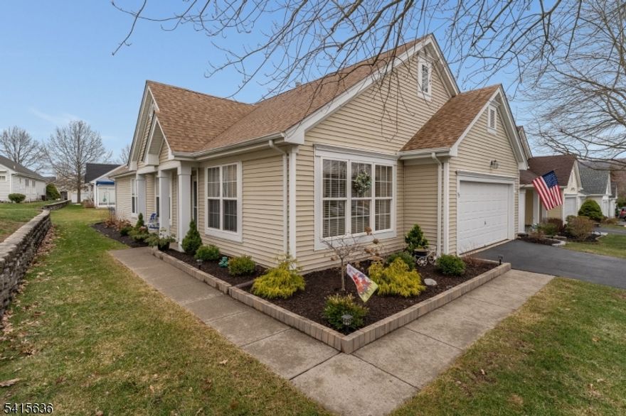 Welcome to 95 Kensington Circle, a beautifully-maintained 'Bridgeton' model ranch in the desirable, active 55+ community of Brookfield Estates. It features two spacious bedrooms, two full bathrooms, formal Living Room, formal Dining Room, open-concept eat-in-kitchen and Family Room and a two-car garage. Recent updates includes a new roof and new hot water heater. All of this, plus tons of amenities -- recently-renovated clubhouse, impressive fitness center, pool, tennis/pickleball, bocce, RV/boat parking lot regular activities and organized trips! Quick closing possible!