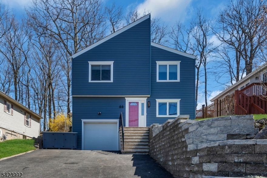 Unique and full of character, this deceptively spacious 3-bedroom home offers 2 full baths, a 1-car garage, a bonus room, pull-down attic access, and additional storage space. Located in Landing within Roxbury Twp, the home is filled with abundant natural light throughout. Recent updates include a newer roof, siding, water heater, and retaining wall, leaving nothing to do but move in and enjoy. The backyard is perfect for entertaining, featuring Trex decking plus a second deck overlooking the home with seasonal views of Lake Hopatcong. Optional beach club membership is also available just down the road. Public sewer, public water, and natural gas add everyday convenience. Ideal for commuters, this home is just minutes from Routes 80, 10, and 15, the Lake Hopatcong train station, shopping, and dining. Don't miss this distinctive Roxbury home!