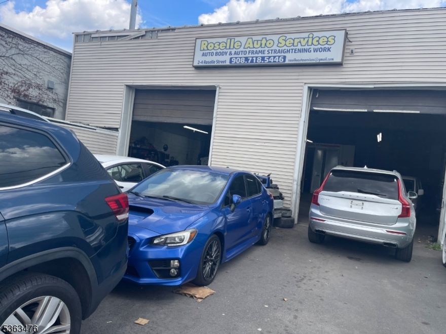 FOR SALE FREE STANDING INVESTMENT PROPERTY OR OWNER USER IN NEAR FUTURE; PRESENTLY LEASED TO AUTOBODY REPAIR SERVICES, DRIVE-IN DOORS, SUSPENDED GAS HEATERS IN SHOP SPACE. SEPARATE STORAGE/WAREHOUSE FROM REAR DRIVE-IN DOOR.