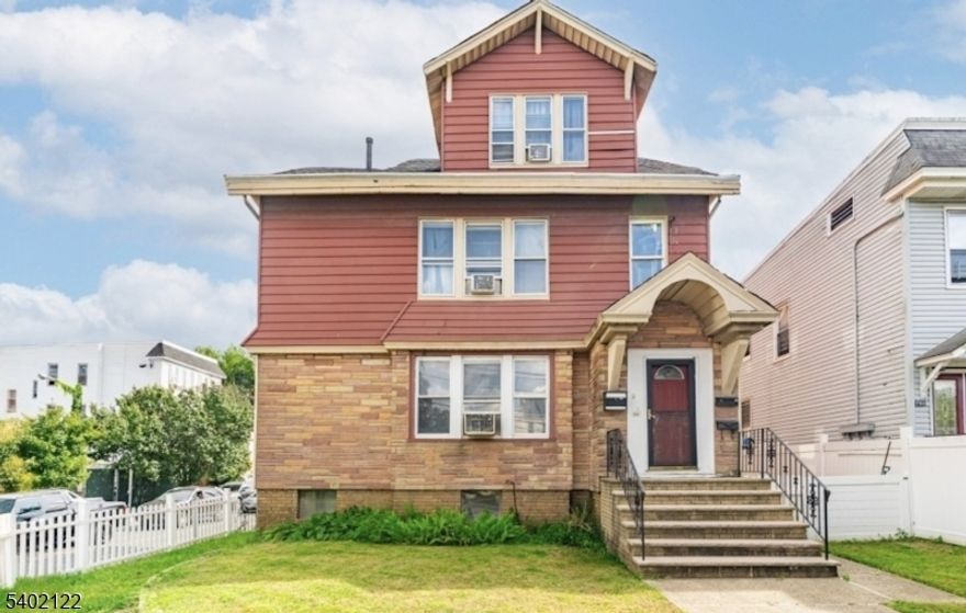 Bright and spacious four-family home situated on a generous 50x100 corner lot in Irvington, NJ, offering abundant natural light throughout and a rare oversized driveway with parking for four cars. Perfect for investors or owner-occupants. This property provides excellent rental potential and convenience, located near public transportation, parks, shopping, and major highways. Being sold strictly AS-IS. Buyer responsible for CO.
