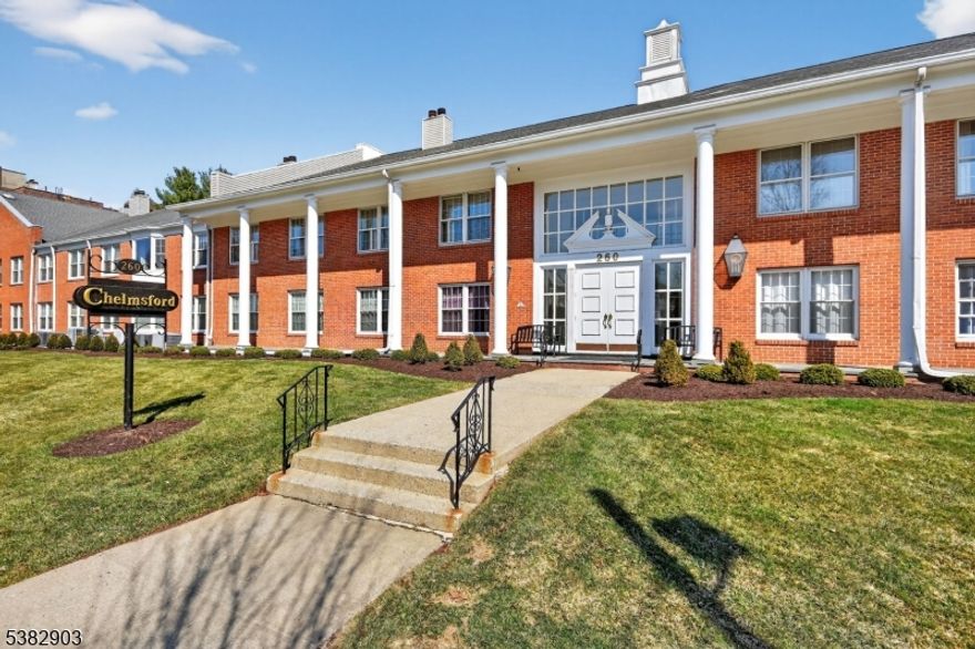 Luxurious living just blocks from downtown Westfield. This beautifully renovated unit in a well-maintained elevator building offers convenience to shopping, restaurants, schools, and transportation. Features include a stylish entry foyer, sun-filled living room, formal dining room, and an updated kitchen with granite countertops, freshly painted cabinets, upgraded appliances, brand-new flooring, and fresh paint throughout. Enjoy a cozy family room with fireplace and private balcony. The spacious primary suite offers a walk-in closet and full bath, along with a bright guest bedroom and a convenient in-unit laundry area. Additional highlights include ample closet space, secure basement storage, and garage parking. A move-in ready home in a prime Westfield location?highly recommended for viewing!