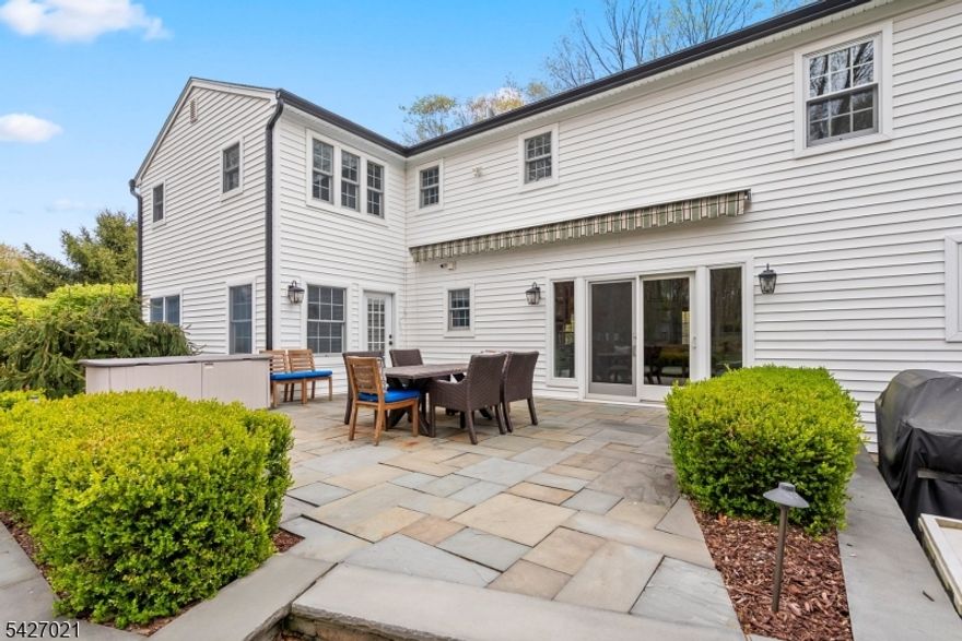 Welcome home to this exceptional, lovingly cared for 6 bedroom/3 Bath Center Hall Colonial home nestled in the highly sought-after Scotch Hills neighborhood! This home is set on just under an acre of pristine manicured grounds offering exceptional privacy. A spacious 3600+sq ft home, thoughtfully expanded & significantly renovated in 2019, adding 800+sqft, including a primary suite. Beyond the luxurious finishes, the transformation included a complete upgrade to plumbing & electrical systems. Open floor plan with abundant natural light throughout. Modern kitchen with ss appliances & oversized center island with seating, providing an exceptional layout for entertaining. The kitchen & dining area overlook the picturesque views of the yard & saltwater pool. Featuring five bedrooms upstairs, complemented by a sixth bedroom/bonus room on main level offering versatility. The second floor showcases five well appointed bedrooms all designed with custom closet built-ins. The oversized primary suite offers two generously scaled closet suites both enhanced with custom built-in systems. Well designed luxurious primary bathroom too. Truly a private retreat featuring a blue stone patio, a saltwater in-ground pool, & an asphalt basketball court. The full unfinished basement boasts high ceilings and offers endless possibilities! Oversized 2-car garage, a whole house generator, & sprinkler system. A rare opportunity to own a truly special home in one of the area's most coveted neighborhoods!