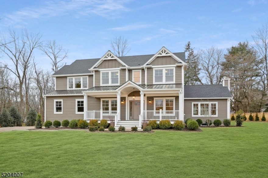 Discover the epitome of luxury in this newly constructed Colonial on one of the most private and impressive properties in New Providence. With five spacious bedrooms and four and one-half elegant baths, this home is designed for those who demand the finest in quality and style. The primary bedroom suite features a tray ceiling, large walk-in closet and a bath complete with a marble-titled sit-down shower and tub, providing the ultimate space for relaxation. The gourmet kitchen, with its large island, quartz counters and stainless steel Bosch appliances, is sure to impress even the most discerning of chefs. The spacious family room with cathedral ceilings, cozy fireplace and access to the beautiful blue slate patio and vast private yard make this the perfect space for entertaining. The prestigious peat gravel driveway and professional landscaping complete this truly magnificent home. Don't miss your chance to own this masterpiece!