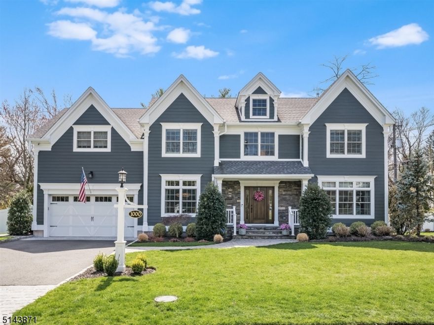 Built to perfection! Nothing spared in this potential 5/6 bed Gialussi built home where everything is truly custom! First floor features grand foyer flanked by dining room and home office w/gorgeous built ins. Chef's Kitchen with Thermador SS appliances, warming drawer, Brookhaven custom cabinetry & quartzite counters. Separate breakfast area w/ wet bar open to family room. Fam room with gorgeous built-ins w/gas fireplace. Fabulous mud room off garage, built in pantry and full bath complete first floor. Second level with exquisite primary suite with large double walk-in closets, spa like bath with double vanities, an oversized walk-in stall shower, double vanities and jacuzzi tub. Two other beds share jack and jill while an additional hall bath services 4th bed and 3rd level. 3rd level craft room can also be used as bedroom. Finished lower level w/gorgeous vinyl plank flooring features, an exercise area with mirrors, an expansive recreation area- additionally there is a separate room currently being used as a bedroom, plus a full bath. Hardi plank siding, Andersen windows, 2nd floor laundry rm, gorgeous backyard w/views overlooking walkway bridge of Tamaques Park - expansive custom bluestone patio w/ cultured stone walls and custom lighting, outdoor built in kitchen w/grill, refrigerator, and honed granite counter top. Professional landscaping plus landscape lighting in front and rear of home This home is truly an entertainers dream. Walk to grammar, middle and high schools!