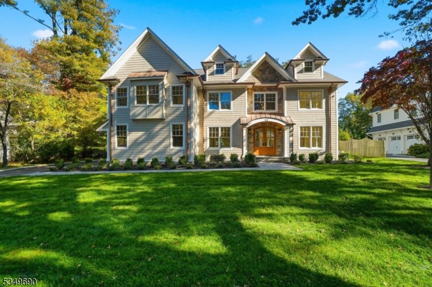 Nestled in the highly sought-after Rolling Hill section of Chatham, this new construction home offers an exceptional blend of modern luxury, timeless design, and premium craftsmanship. Built by a renowned local builder, this 7,700 sq. ft. home sits on .49 acre & features 7 BR's and 7.2 BAs across 4 finished levels of living. The home is thoughtfully curated with high-end finishes, spacious interiors, and top-tier amenities. Highlights include 9'.5" ceilings on 1st floor, 9' ceilings on the 2nd and lower level, as well as 6" white oak wood flooring throughout. The 1st floor offers an open floor plan with a LR, DR, Family Room, Kitchen, Butler's Pantry, and Guest Suite. The gourmet kitchen includes a large center island with Calcutta quartz countertops and backsplash, 48" Wolf range, 60" Sub-Zero Refrig & Bosch Dishwasher. The Breakfast Area and Family Room have sliding glass doors that provide amazing views to the beautiful & serene landscaped backyard. The 2nd floor features the Primary Bedroom suite w/gas fireplace, 4 Bedrooms with en-suite baths, & Laundry Room. The lower level includes a Recreation Room, Exercise Room and an Au-pair Suite. The home also features exceptional outdoor living with a bluestone patio featuring a fireplace, built-in gourmet grill and beverage refrigeration. Located on a serene, tree-lined street, the home is located with close proximity to Chatham's top-rated schools and just minutes from downtown Chatham. Completion date November 2025.