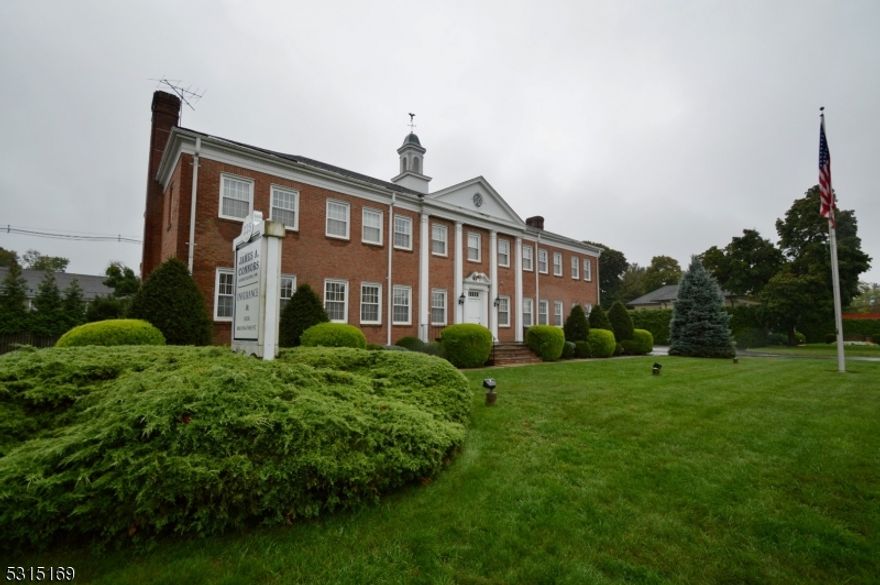 Located just outside of the vibrant downtown Morristown, and close to route 24 and I287, this iconic self standing office building is a great investment opportunity for a a buyer or an end user.  With 8856 square feet of beautiful office space, currently fully occupied by World Insurance this building is currently producing income.  Current lease is in force until 6/30/27.  Space has recently had new carpet installed, large reception area, private offices on all three floors, open areas with cubicle work spaces, conference rooms, 6 restrooms(2 per floor) and storage.  Building has 6 air conditioning units and heating units with ample power to insure a perfect work environment.  This site also allows for 37 on site surface parking spaces.  Lease documents and expenses can be provided upon request.