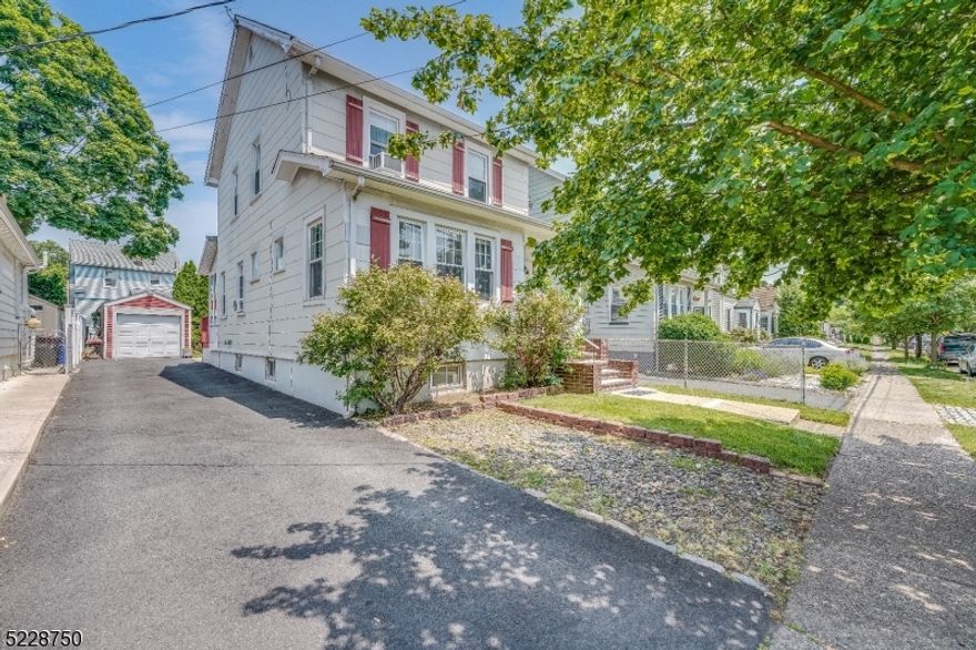 Come see this CHARMING, move-in-ready 3 bed 1 bath colonial located in the desirable Demarest section in the heart of Bloomfield. This home is also only blocks away from the bus stop to NY and Jitney to the train and is conveniently located with easy access to major highways, shops, restaurants and the 121-acre Brookdale Park. As you enter the home, you're invited with gleaming hardwood floors and gorgeous wooden beams in the living room that gives you that old charm. The den, living and dining room are spacious and meticulously beautiful. Cook in your renovated kitchen and host parties off your back porch, deck/patio and backyard. Outside you will find an extra-long driveway that will accommodate up to four cars, a perfect sized yard with a large one car garage.As you go to the second floor, you will pass through the modern bathroom, three bedrooms, and an oversized walkup attic. The basement has the potential to make it whatever you want!  Come see it before it's gone!