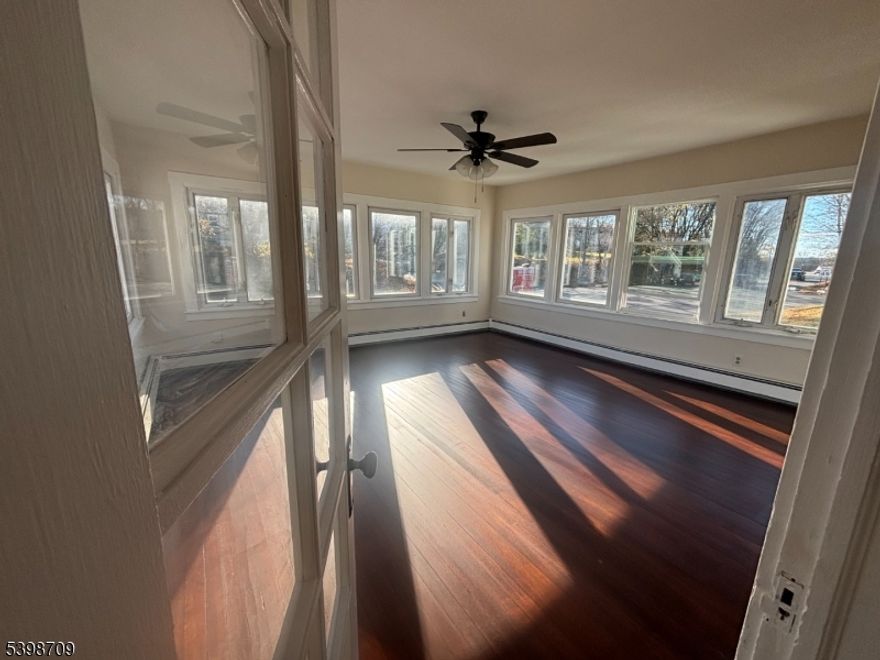 Beautifully updated 1 Bedroom, 1 bath apartment featuring fresh paint and refinished hardwood floors. Conveniently located on Route 31, close to shops, restaurants, and other modern conveniences. Enjoy 2 dedicated parking spaces & access to a lovely outdoor area with private deck- perfect for relaxing or entertaining. Move In- Ready and waiting for you! Washer and Dryer in unit left by previous tenant, all repairs and replacements responsibility of tenant.