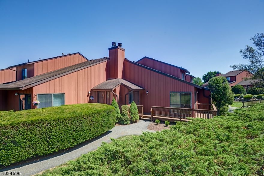 Spacious, and bright 3 bedroom, 3.5 bath townhouse in private gated community! The developmentoffers outdoor pool, basketball, tennis!! Newly whole house renovation. kitchen with S S appliances. Large Master Bedroom with 2 walk in closets. Spacious Family room with fireplace and vaulted ceilings. The finished lower level offers a recreation area, full bath and office plus laundry and storage. 2 car garage. .Private patio and wrap around deck for outside entertaining and relaxation.  Conveniently located next to Pinch Brook Golf Course and just minutes from Route 10, 24 & 287 and town shopping.