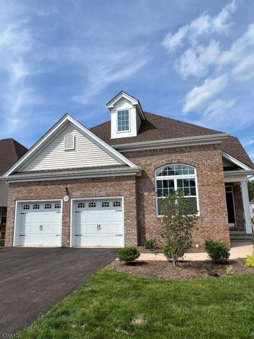 Charming Wellington QUICK MOVE-IN (30-60 Days)  in the popular Gateway at Royce Brook 55+ Community. The 1st floor includes a welcoming entry Foyer which separates the LR w french glass doors ( also works well as Home Office or Study)  & Dining area. Bright Eat-In Kitchen w Breakfast bar .White cabinetry, designer quartz counters and ss appliances. Two story Family Room w gas fireplace. 1st FL Primary Suite with tray ceiling, elegant bath & walk-in closets. Spacious Guest Bedroom and Bath completes the 1st floor. Second Fl includes 3rd Bedroom, Full Bath and open Loft - great retreat for guests as well as many other uses. Enjoy the magnificent Clubhouse featuring a state-of-the-art Fitness Center, Yoga Studio, Library, Ballroom, Billiards, Cards & Games, Crafts, Ping-pong. Outdoor heated pool & hot tub, Tennis/Pickleball, Bocce, Horseshoes, Shuffleboard. Clubs and activities for all interests. Gated. Homes are  Energy Star Certified. No more snow shoveling and lawn mowing! Take advantage of all this thriving community has to offer. NEARLY SOLD OUT!