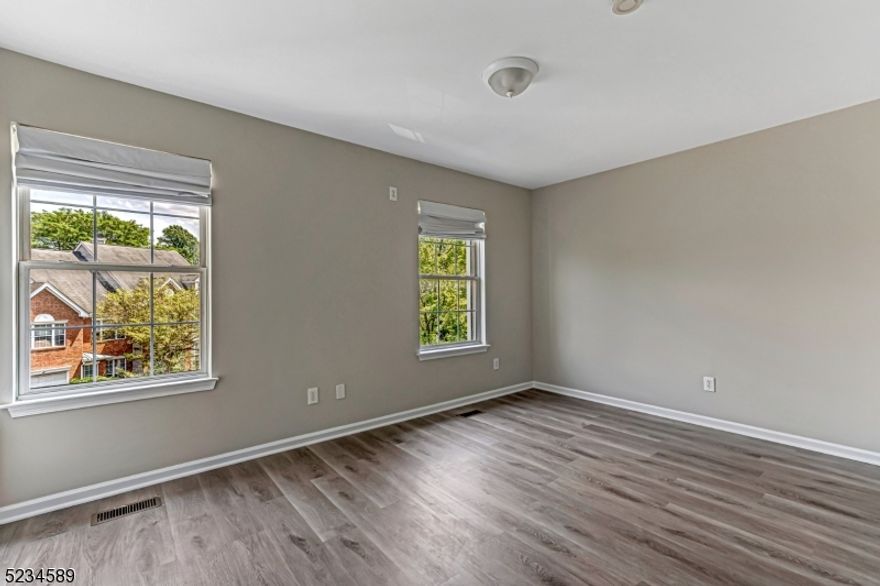 Absolutely Stunning 2/3 Bed/2.5 Ba Townhome in the Highly Desirable Community of Hamilton Woods located In Prestigious Basking Ridge. Fabulous Private Cul-de-Sac Location. Ground Floor Bonus Room with Closet perfect as Additional Living Space, Bedroom or Office. Newly Renovated & Gorgeous with Beautiful Wood Floors, Updated Kitchen with Quartz Countertops with Brand New Designer Appliances & Fixtures. Beautifully Upgraded Marble Baths. Freshly Painted with all New Light Fixtures & Ceiling Fans. Living Room has Gas Fireplace with Glass Sliders to Backyard Patio with Privacy Fence. Laundry Room with Brand New Front Load Washer & Dryer. Plenty of Storage as well as Custom Built-ins throughout. Community Features Outdoor Pool, Tennis Courts, Playground and Jogging/Walking Trails. Super Convenient to Shopping and Major Hwys. Top Rated Basking Ridge Schools. This Truly is a Can't Miss & Must See Home. Be the First to Live in this Just Renovated Brand New Home. Available Immediately. Tenant Insurance Required.