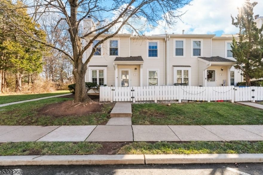 PET FRIENDLY! Welcome to this move-in ready end-unit townhouse in desirable Franklin Township available for rent! This spacious and modern 2-bedroom, 1.5-bath home offers comfort, style, and convenience in a prime location. Step inside to a bright, open floor plan. The inviting living room features a cozy wood-burning fireplace, perfect for unwinding after a long day. The updated kitchen includes granite countertops, stainless-steel appliances, and a convenient in-unit stackable washer and dryer. A first-floor powder room completes this level. Upstairs, you'll find two generously sized bedrooms filled with natural light, along with a well-appointed full bathroom. Enjoy outdoor relaxation on your front porch, and take advantage of community amenities including tennis courts and an outdoor pool. Conveniently located near Route 287, NYC trains/buses, Rutgers University, and top-rated medical facilities, this pet-friendly rental has everything you need. Don't wait schedule your showing today!