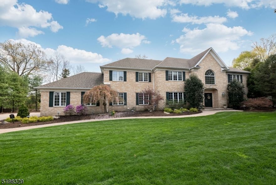 Live the good life at this spectacular 6 BR, 6.5 bath Colonial nestled at the end of a prime cul-de-sac in one of Allendale's nicest neighborhoods. Boasting nearly 5000 sq ft, this home is built for entertaining both inside and out. The star of the show is a stunning heated custom smart pool with 3 waterfalls, spa, & bench seating. Enjoy a cabana with kitchen, full bath, outdoor kitchen/grill, large patio and beautiful perennial plantings. Inside, find an open center hall layout with beautiful hardwood floors, high ceilings, freshly painted interiors & beautiful custom millwork throughout. A stunning custom library is perfect for working from home, and the bedrooms are all generous, providing comfortable space for all. A fully finished lower level contains a playroom, gym, full bath & potential 7th BR. Whole house generator. See brochure for more features. Resort-like living at its best!