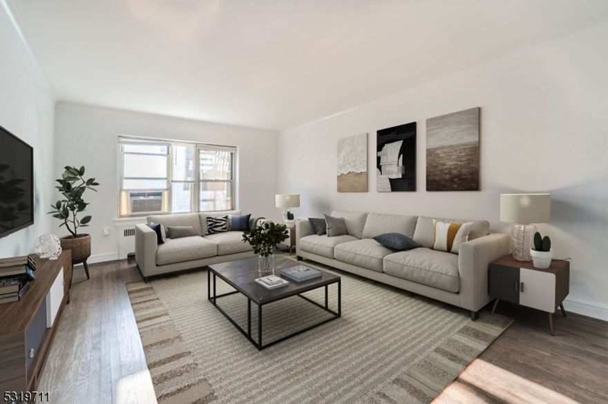 Large STUDIO apartment Located in the heart of South Orange.... walking distance to train station, restaurants, town parks, town pool and the South Orange Performing Arts Center.  9 ft ceilings units.  All hardwood floors, granite countertops,  appliances.  Laundry onsite and additional storage for rent if needed ....unit 411 - STUDIO ONLY $1000 SECURITY DEPOSIT