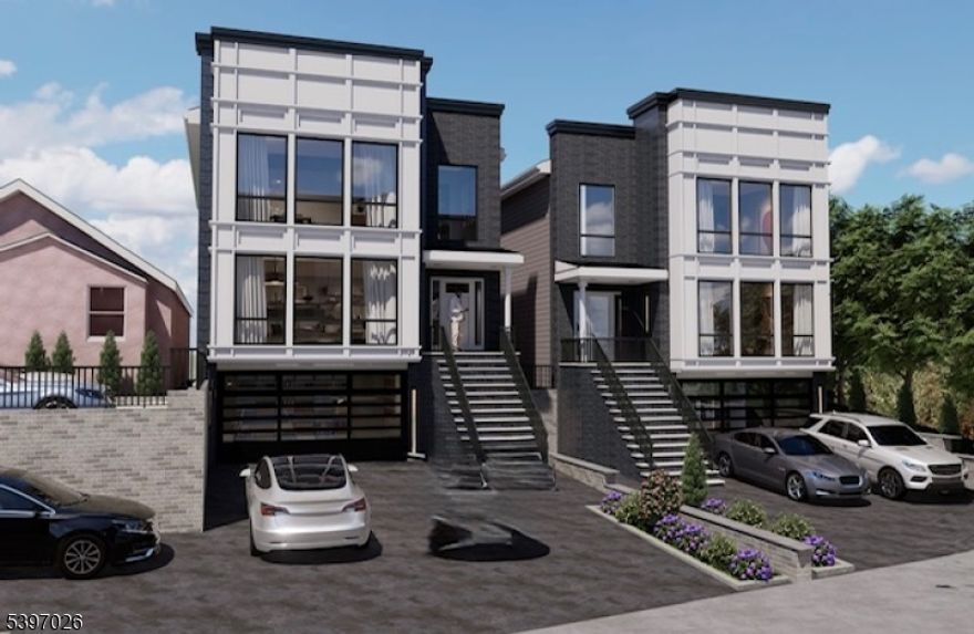 Introducing a beautiful and spacious brand new construction 2-Family Home in Belleville. It features 3 beds and 2 baths on each floor with a master full bath and walk-in closets. Open concept living/dining area, kitchen with SS stove, microwave and dishwasher are included. Quartz counter tops, washer/dyer hookup on each floor, 2-car garage. Approximately living space is 1,688 sq. ft. on each unit. Strategically located near mass transportation, Route 21 & 280, Newark Airport, Penn Station; shopping centers and restaurants.