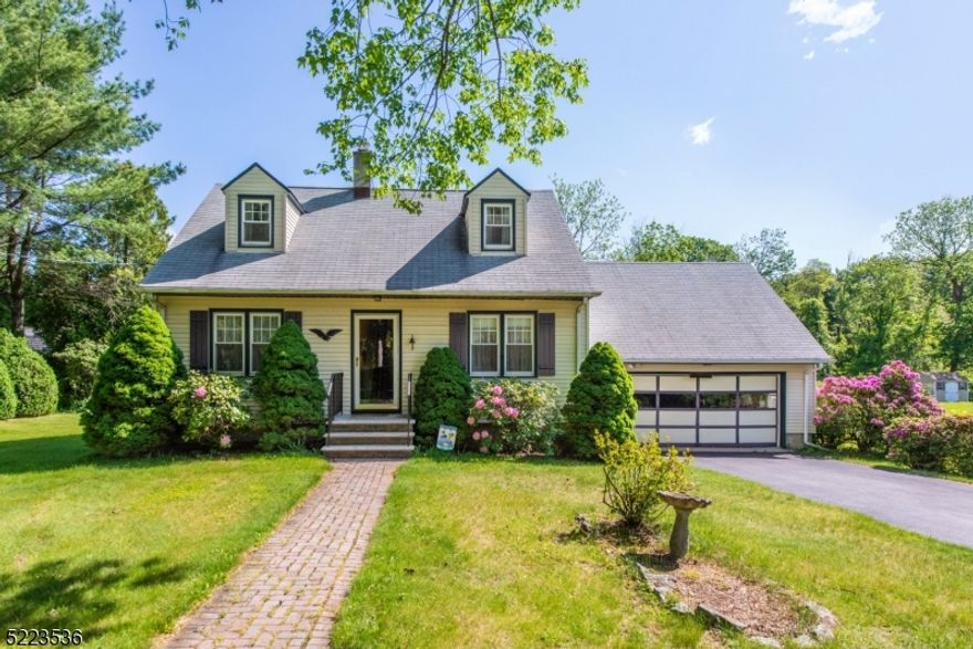 Beautiful memories were made here! Absolutely charming four bedrooms, 1 1/2 baths Cape Cod in the desirable area of Randolph. Enter into the welcoming living room, eat in kitchen, full bath & two large bedrooms on the first level. Second level has two large bedrooms & half bath. The massive deck & is great for entertaining or barbecuing on those lazy summer days. Perfect shade is provided by the new awning.  Experience the bold, obvious lovingly used swing on the plush, landscaped evergreen lawn.  The backyard is ideal to have a football game or for installing that underground swimming pool you always wanted.  The house is well maintained, has natural gas, central air conditioning, two car garage, two parking areas can accommodate ten cars, full basement, low taxes & so much more!  There is so much potential for an addition.  Easy access or routes, Routes 10, 46, 80, 206, train station to New York, restaurants, shopping mall, parks, recreation, appealing Randolph School System, attractive curb appeal & amazingly almost half an acre. DO NOT PARK IN NEIGHBORS GRASS TO THE LEFT YOU WILL GET A TICKET!!!