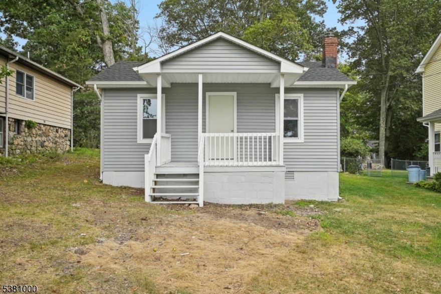 This adorable ranch is renovated and ready for your finishing touches! Whether you're searching for your primary residence or a relaxing vacation escape, this home offers the perfect blend of comfort and convenience. Located minutes from Lake Hopatcong, where you will enjoy a variety of recreational activities including swimming, boating, kayaking, fishing, watersports, hiking and biking. The main floor features a welcoming front porch with lake views and an open concept living room that seamlessly flows into the kitchen area. This level also includes two bedrooms, a newly renovated full bath and a deep backyard complete with a storage shed. Steps away from Modick Park, major commuting routes, NYC transportation, shopping, restaurants and even dinner cruises, this home is your gateway to both relaxation and adventure. Seller has approved architectural plans for future expansion. Public water and sewer!