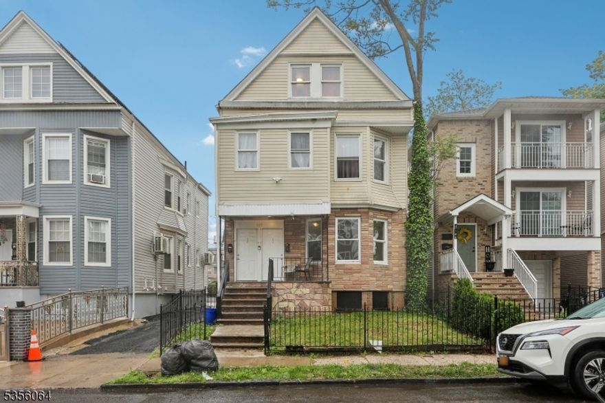Massive and well-maintained 2-family home in the heart of East Orange perfect for owner-occupants or savvy investors seeking serious rental income potential! Unit 1 features 3 spacious bedrooms, 1 full bathroom, a comfortable layout, and solid rental appeal. Unit 2 spans two floors with an impressive 6 bedrooms and 2 full bathrooms, offering plenty of space for larger households or strong cash flow potential. Enjoy a full basement with storage potential, a beautiful backyard, and separate utilities for each unit. This home is ideally located near schools, parks, major highways, and public transportation to NYC making commuting a breeze.Whether you live in one unit and rent the other, or rent out both, this property delivers flexibility and value in one of Essex County's most promising markets.