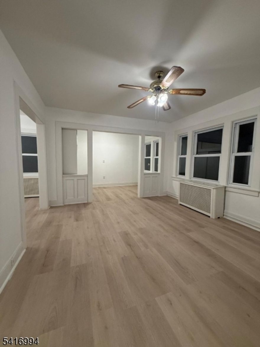 Renovated first-floor apartment available immediately! This spacious unit features 2.5 bedrooms and 1 full bathroom, with a comfortable living room, dining room, and kitchen. Separate utilities and a well-laid-out floor plan make this apartment both functional and inviting. Located in a quiet residential area of Kearny, right next to Kearny High School and within walking distance to local stores, buses, and everyday conveniences. Easy access to Kearny Ave with public transportation connecting to the Harrison PATH Station for commuting to New York City.  1 parking space available. Access to the backyard is available with prior landlord notification. A great opportunity for tenants seeking comfort, location, and flexibility. Available for immediate occupancy. PET FRIENDLY