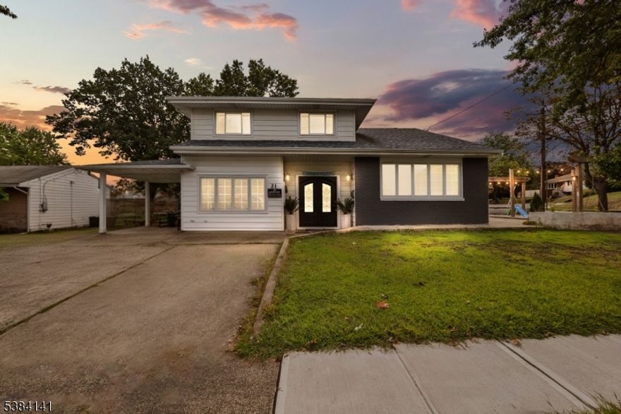 Move-in ready, stunning split-level home in Clifton's desirable Richfield section! Just 30 mins to NYC, this renovated 2017 home offers 4 spacious bedrooms + office (possible 5th), 3 full baths including a luxurious primary suite with walk-in closet, bright living & family rooms, formal dining, and a modern gourmet kitchen with stainless steel appliances & pro range hood. Hardwood floors throughout, central heat/AC, parking for 4+, and a large backyard perfect for entertaining. Optional fully furnished. Cats OK, no dogs. Available ASAP " schedule a showing today! OPTIONAL TO RENT IT COMPLETELY FURNISHED.