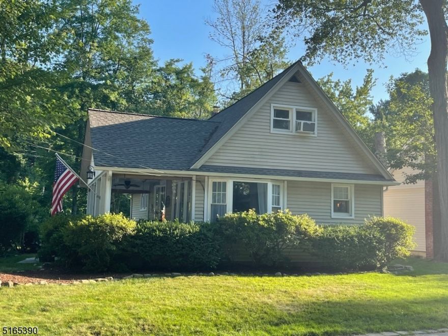 Charming home situated in the desirable Indian Lake community just a short walk from beach, boating, Clubhouse activities & more. Tons of Versatile Living Space! 1st floor offers charming living room with big bay window, built ins & stunning stone fireplace which stands proudly. Functional kitchen conveniently located off the back patio and yard for relaxation & entertaining. Dining area and 1st floor bedroom or office. Full bath. Upstairs, 2 generous sized bdrms and 2nd full bath. Plenty of storage! Detached one car garage. You will love the yard w/level space & mature trees that provide fantastic shade & privacy. Lemonade front porch, the idea spot to enjoy Summer evenings! Just mins to DWTN Denville -a vibrant town w/shopping, farmers markets, restaurants, NYC bus & lovely music that plays while you stroll down Broadway! Easy access to major hwys & NYC Direct Transportation- train & bus.