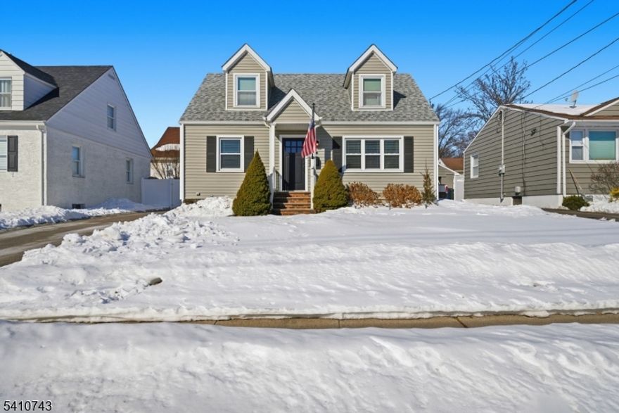 This beautifully maintained and cozy home is located on a quiet street in desirable Clark Township and offers a comfortable layout with thoughtful updates throughout. Featuring three bedrooms and two full bathrooms, the home sits on a level, fully fenced lot and provides both privacy and easy flow. Inside, the home offers a welcoming living room and formal dining room accented by crown molding and hardwood floors that run throughout. The updated eat-in kitchen features granite countertops, Shaker-style cabinetry, and stainless steel appliances, creating a functional and inviting space for everyday living. Both full bathrooms have been previously renovated. Additional updates include central air conditioning and newer windows. The full basement includes a French drain and sump pump with battery backup and offers flexible space for storage or future finishing. Outside, the private backyard is professionally landscaped and fully fenced, featuring a generous deck, patio, and above-ground pool ideal for outdoor enjoyment. The driveway is finished with Belgian block edging, adding to the home's curb appeal. This is a wonderful opportunity to enjoy comfortable living in a well-established neighborhood. Conveniently located near local shops, dining, parks, and major roadways, this home offers a great opportunity to enjoy comfortable living in a well-established neighborhood