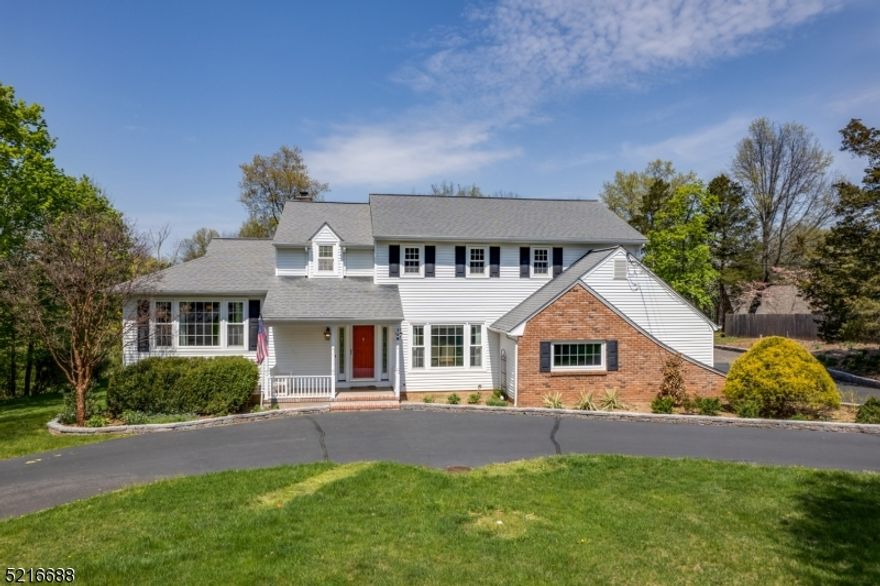 Spacious 4 bedroom, 2 and a half bath colonial in Branchburg. The foyer leads to the family room with windows overlooking the park land to the back of the property. The eat-in kitchen offers granite countertops and stainless steel appliances. The formal dining room comfortably sits eight and a few steps away is the spacious living room. The main level has the laundry room, powder room as well as the garage entry. Upstairs is a spacious primary bedroom with two walk-in closets and en-suite bathroom. There are three additional bedrooms and another full bath. A large recreational room offers access to the patio and private backyard with an oversized shed. The basement has an exercise room as well as access to ample storage space. There is a built in two car garage as well as a circular drive for off-street parking. Great home in a great location!