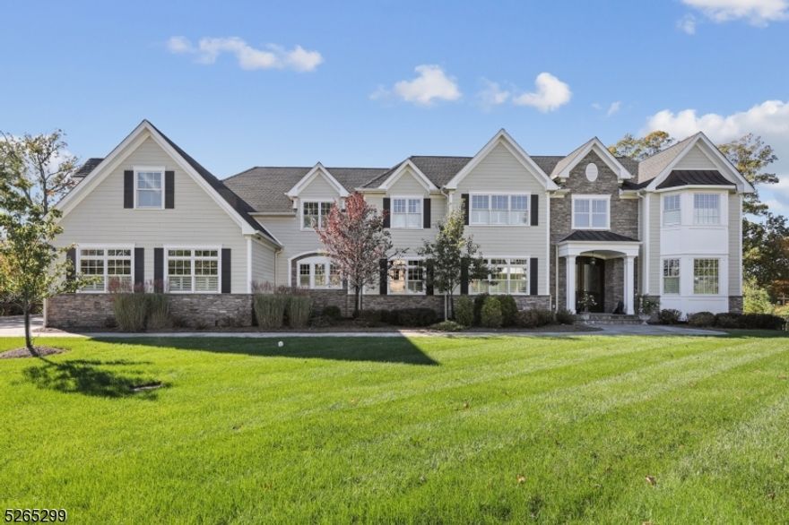 Discerning buyers will appreciate this three story classic with it's perfect blend of tradition/modern living on private 1.22 acre cul-de-sac with it's high ceilings, custom millwork beautifully crafted down to the last detail, too numerous to list here!! From it's towering 2 story foyer, coffered ceiling dining room, open gourmet kitchen with center island and breakfast area, family room w/fireplace, sun room & living room to it's convenient mudroom, pantry, in-law/guest/au-paire suite & oversized 3 car garage this home creates an oasis for ease of living inside and out! Multiple entrances to elevated trex style deck overlooking picturesque property w/in ground pool/spill over spa, pavilion w/2 sided fireplace, built in grill/high top dining bar & multiple seating areas. The finished LL is an entertainer's dream w/custom wet bar, wine cellar, billiards area, multiple seating areas w/fireplace, theatre room, gym, sauna, full bath with multiple sliders that walk out to the covered patio/pool area. Front & back staircases to 2nd floor w/elegant primary suite w/sitting area, fireplace, outside balcony, en-suite bath & walk ins. Addt'l bedrooms include 2 BR jack/jill w/en-suite & princess with en-suite with office/6th BR.  Additional multi purpose room can adapt to changing needs as family room, executive office or study/library w/guest lavatory just outside. Finish off w/full size laundry room & walk up finished 3rd floor craft/wrapping/bonus room. Ask for additional details.