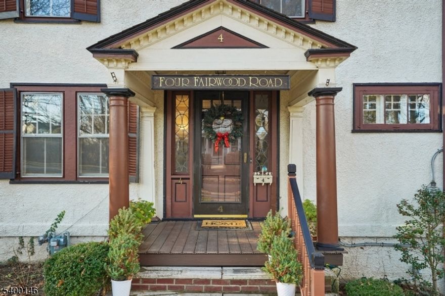 Top location for this original Fairwoods Colonial in sought after neighborhood of higher priced homes. Freshly painted interior. Renovate/update a room at a time or expand and fully update from the start to your own style. Original charm and timeless appeal throughout with endless possibilities and room proportions typical of it's era. Period details, trims & moldings with some modern amenities can also be found throughout. 2 unit central air, kitchen & great room addition with gas fireplace and spacious deck to park like rear yard. Vintage Home lovers, don't miss this one in nestled in an amazing neighborhood with popular gatherings and super convenient to Manhattan Direct Train/express bus, highways, nearby universities and picturesque downtown Madison known for it's shops & restaurants. Complete with an excellent school district, community based sports/activities & more. Discover why Madison is the place to be!  Purchasers to verify elementary school location with BOE. Sold "AS-IS".