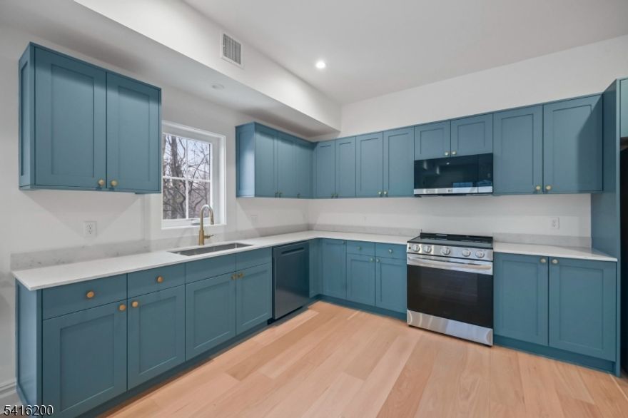 Welcome to 1209 Littleton Road! Truly high-end! A brand-new, modern, and spacious residence in a beautifully designed multifamily building. This 2-bedroom, 2 baths apartment combines contemporary style, comfort, and convenience in a quiet setting while keeping you close to everything you need. This bright and thoughtfully designed unit features beautiful wood floors, soundproof construction, and large windows that fill the space with natural light. The modern kitchen is equipped with premium LG appliances and excellent storage. The home is also smartphone integrated. Additional features include washer and dryer in unit and two parking spaces. Excellent location: Located across the street from the high school and just around the corner from the elementary school, this property is also close to restaurants, parks, houses of worship, gyms, and everyday conveniences. Easy NYC commute; convenient access to train and bus routes to New York City, making commuting simple.1209 Littleton Road is the perfect balance; close enough to major roads for convenience, yet set back enough to enjoy the quiet and comfort this apartment offers. Renter's insurance required. Credit check, income & employment verification required. A background report is required for all applicants 18 years and older.