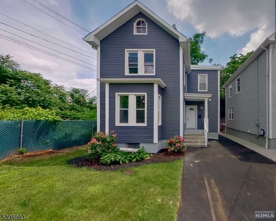 3-bedroom, 1.5-bath Colonial in East Orange, just one block from Watsessing Park! Thoughtfully updated just a few years ago, this home blends modern comfort with classic charm.Step inside to an open-concept main floor featuring a bright living and dining area, a stylish kitchen with stainless steel appliances, and a convenient first-floor powder room. French doors open to a large back deck and fenced yard ? perfect for entertaining or relaxing outdoors.Upstairs, you?ll find three spacious bedrooms and a modern full bathroom. The finished basement offers extra living space, a home office, or a playroom, along with laundry and storage.Enjoy central heating and cooling, newer roof, siding, and gutters, and all the benefits of a move-in-ready home close to Watsessing NJ Transit Station, the Garden State Parkway, bus lines, restaurants, and shops.Please note: photos were taken shortly after renovation. The home has been occupied since and shows normal signs of use.