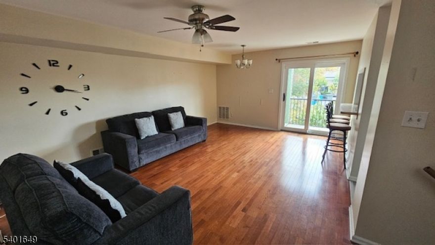 Welcome home to ISELIN!!!  This bright and spacious 2 bedroom, 2 full bath unit features a newly replaced private balcony, perfect for relaxed coffee mornings with springtime views of cherry blossoms! The expansive living and dining areaopens directly to the balcony making it ideal for both everyday living and entertaining. The main level includes a well appointed kitchen with a breakfast bar, a stainless steel gas range, pantry, and ample cabinet and counter space, along with a generously sized bedroom and a full bath.The large and inviting primary bedroom offers an ensuite and two closets of which one is oversized. This sun-fulled retreat offers plenty of space for a cosy sitting area or a home office offering comfort and versatility. This well maintained home also features a high-efficiency new Lennox HVAC system, newer windows, and the convenience of an in-unit washer and dryer. Enjoy ample parking and great community amenities, including newly renovated pickleball and tennis courts. Ideally located close to the Metro Park train station, shopping malls, grocery stores and major highways like Route 1, Garden state parkway and the turnpike this home is perfect for easy commuting and everyday convenience. A must-see property you do not want to miss!