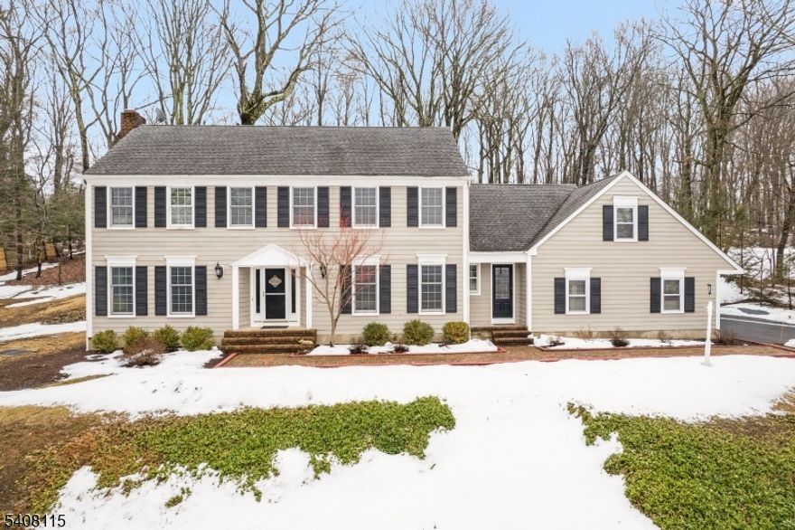 Discover the perfect blend of privacy and sophisticated living in this stunning 4 Bedroom, 2.5 Bath Center Hall Colonial, nestled on nearly 2 Acres of lush, rolling landscape at the end of a cul-de-sac in sought after Long Valley. Step inside to find a floor plan designed for both comfortable daily living and seamless entertaining. With hardwood floors throughout, the expansive layout features a beautifully updated Kitchen with stainless appliances, center island & granite counters. The Kitchen leads to a large Family Room with a Fireplace and great views of the private backyard. The Kitchen also leads to a Butler's Pantry connecting to the Formal Dining Room. There is a Formal Living Room also with a Fireplace. A Half Bath and a Mudroom with Laundry complete this level. From the Mudroom is access to the Bonus Room sitting atop the oversized Two-car Garage. Also upstairs, you'll find the Main Bath and 3 good-sized Bedrooms. The Primary Suite has a large walk-in closet, a stunning Fireplace and a large spa-like Bath with radiant floor. There is plenty of storage space in the exceptionally large Basement. The exterior is a true standout, featuring a large Deck and private yard that provides an ideal backdrop for outdoor gatherings. Beyond the property lines, you are part of a community renowned for its award-winning school system and charming rural character. Enjoy easy access to local parks, hiking trails, shops and restaurants, while remaining close to major commuter routes.