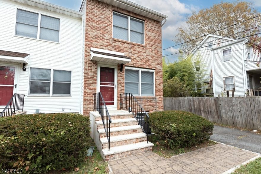 Bright, sunny, multi-floor condo. 1st-floor living/dining room combo with hardwood floors, a 1/2 bath with Washer/Dryer, a large EIK, and access to a private rear deck & 2 reserved parking spaces.  The two second-floor bedrooms feature hardwood floors & spacious closets. Full bathroom w double sinks, a tile shower over tub, and skylight. Central Heat & AC. Full Unfinished basement for storage.  Great location, 1 mile to Morristown Green & NJ Transit train to NYC, close to the Medical Center, shops, restaurants, parks, major highways & cultural events.  NO Smoking or Pets Permitted.   NTN report required ($99 fee/person). Tenant's insurance will be required if accepted.